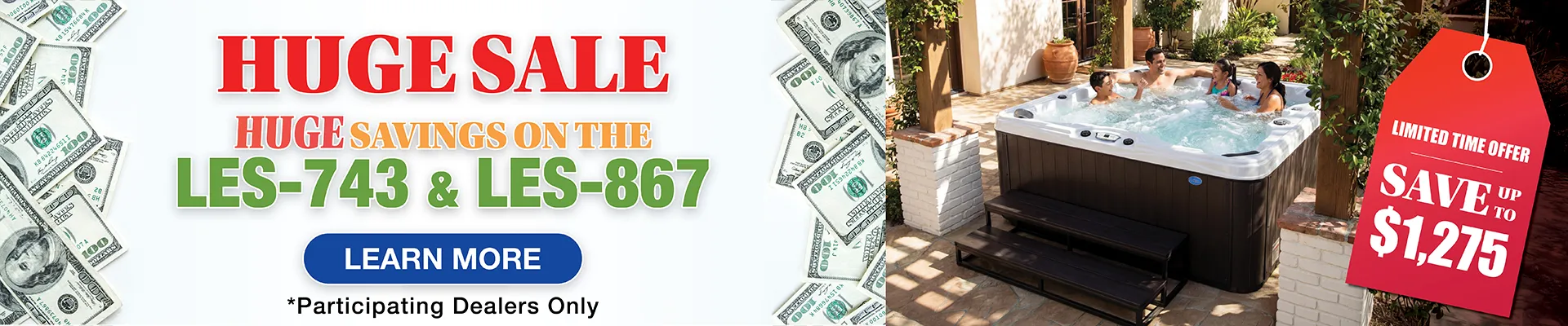 Calspas hot tub being used in a family setting - Taunton