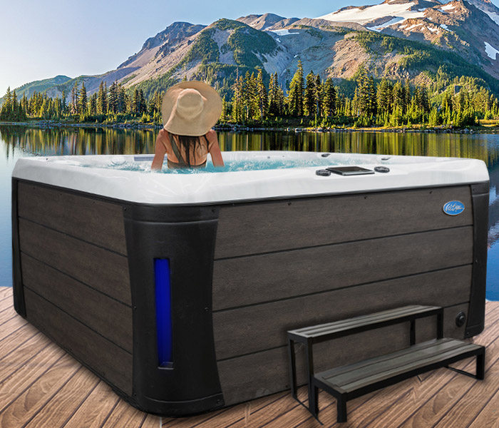 Calspas hot tub being used in a family setting - hot tubs spas for sale Taunton
